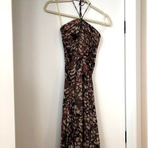 Le Chateau Brown Cocktail Evening Dress Size S